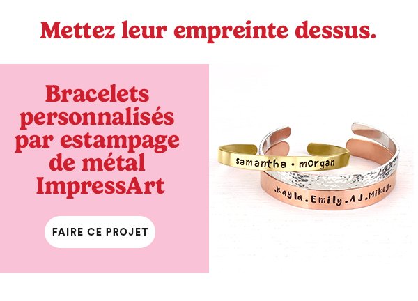 put their stamp on it Impressart personalized metal stamp bracelets