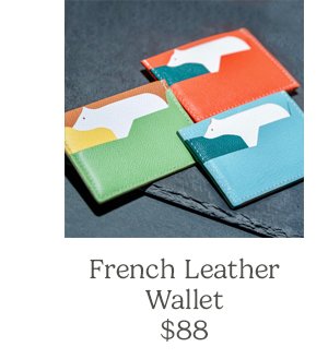 French Leather Wallet\\$88