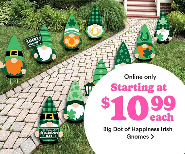big dot of happiness irish gnomes