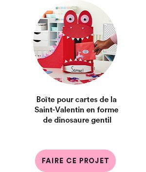 Friendly Dinosaur Valentine's Day Card Box Project