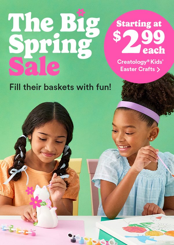 The Big Spring Sale fill their baskets with fun