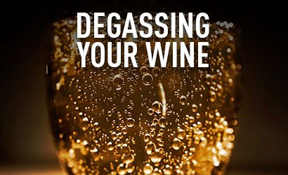 Degassing your wine