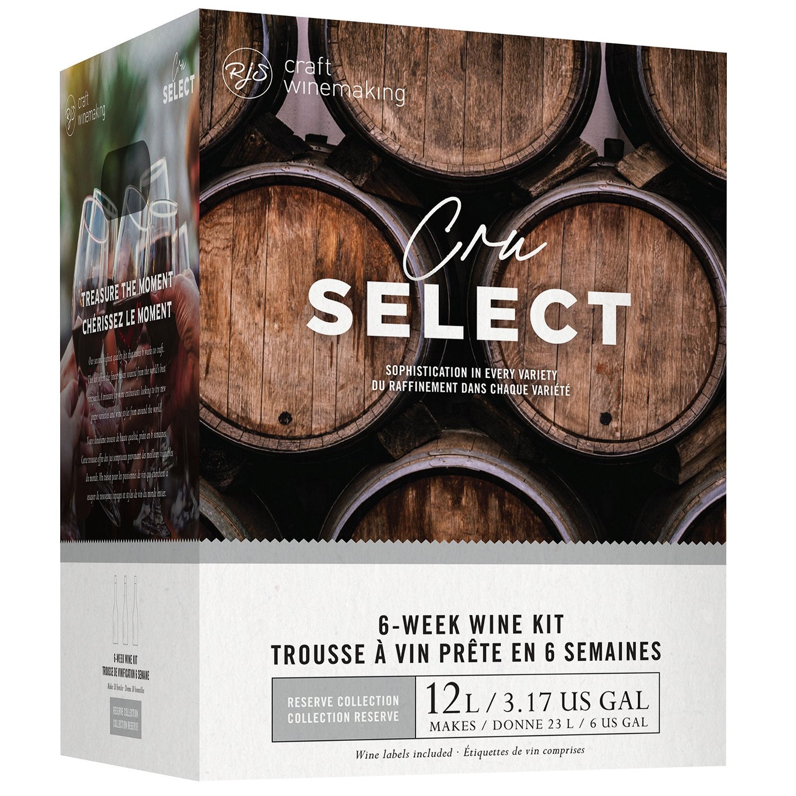 Box of French Merlot Wine Kit - RJS Cru Select