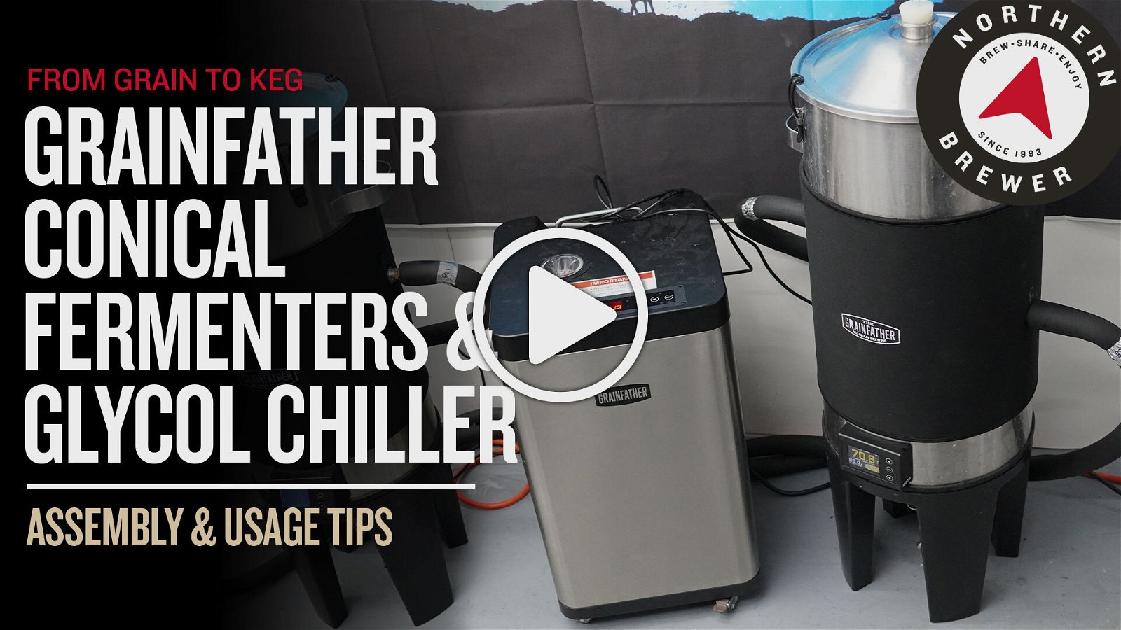 Ultimate Grainfather Setup! Conical Fermenters & Glycol Chiller