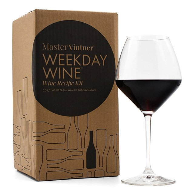 Pinot Noir- Master Vintner® Weekday Wine® Box image with Wine Glass