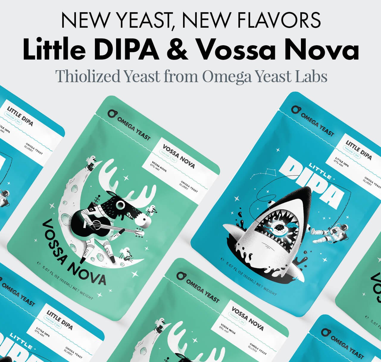 New Yeast, New Flavors Little DIPA & Vossa Nova Thiolized Yeast from Omega Yeast Labs