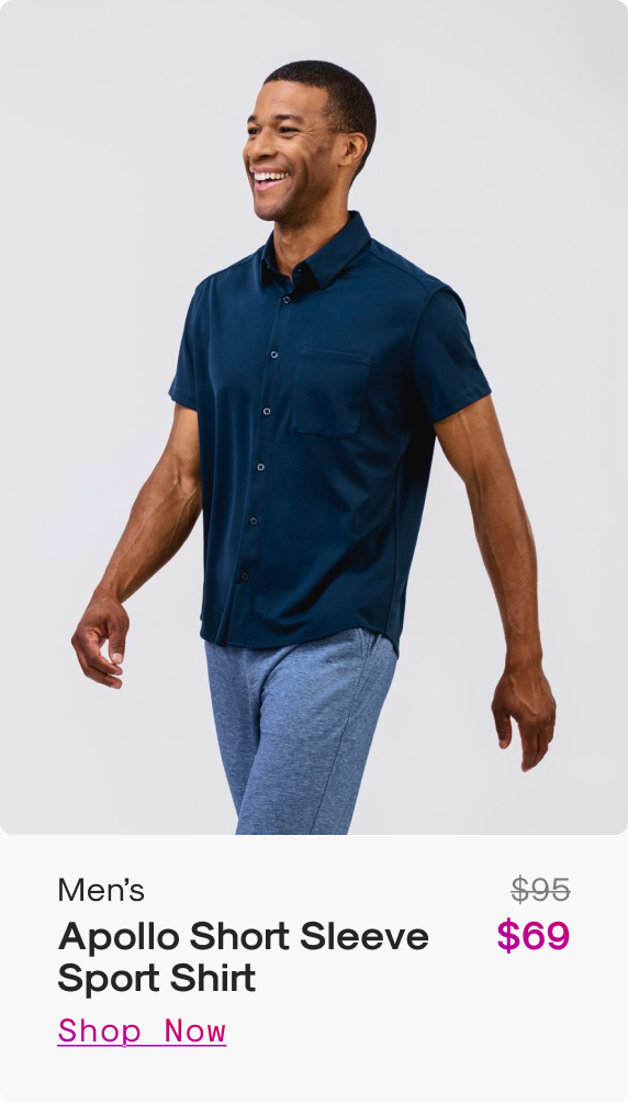 Men’s Apollo Short Sleeve Sport Shirt