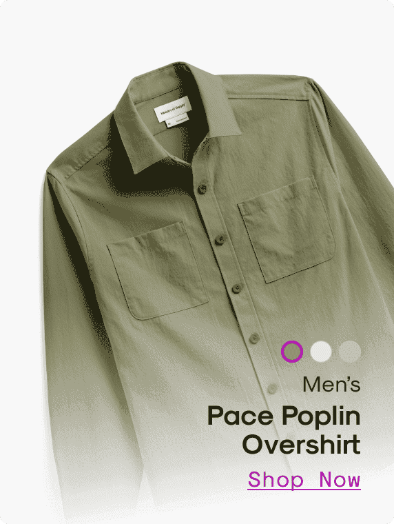 Men’s Pace Poplin Overshirt