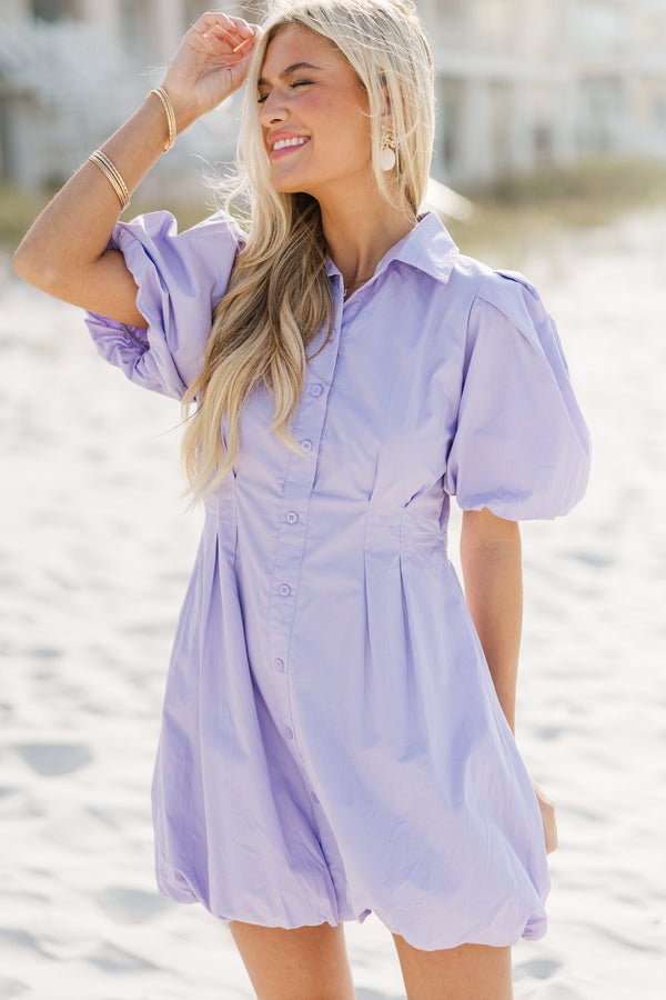 True Love Lavender Purple Bubble Dress