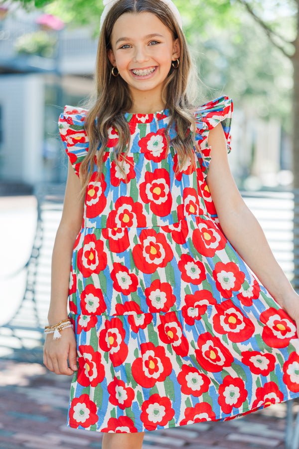 Girls: Sweet Nature Red Dress