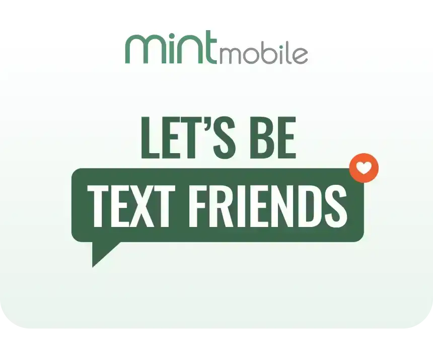 Let's be text friends