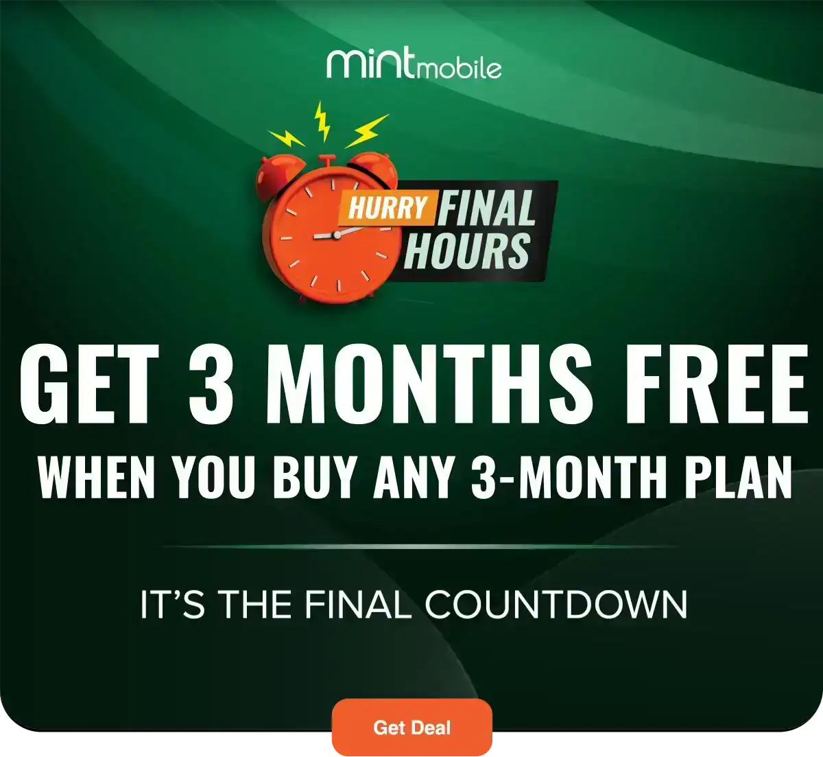 Get 3 Months free when you buy any 3-month plan