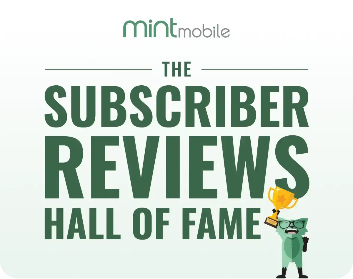 The subscriber reviews hall of fame