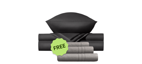 Help Mom make the swap to better-for-her bedding with 20% off sheets + free towels. Use Code: 20MDAY