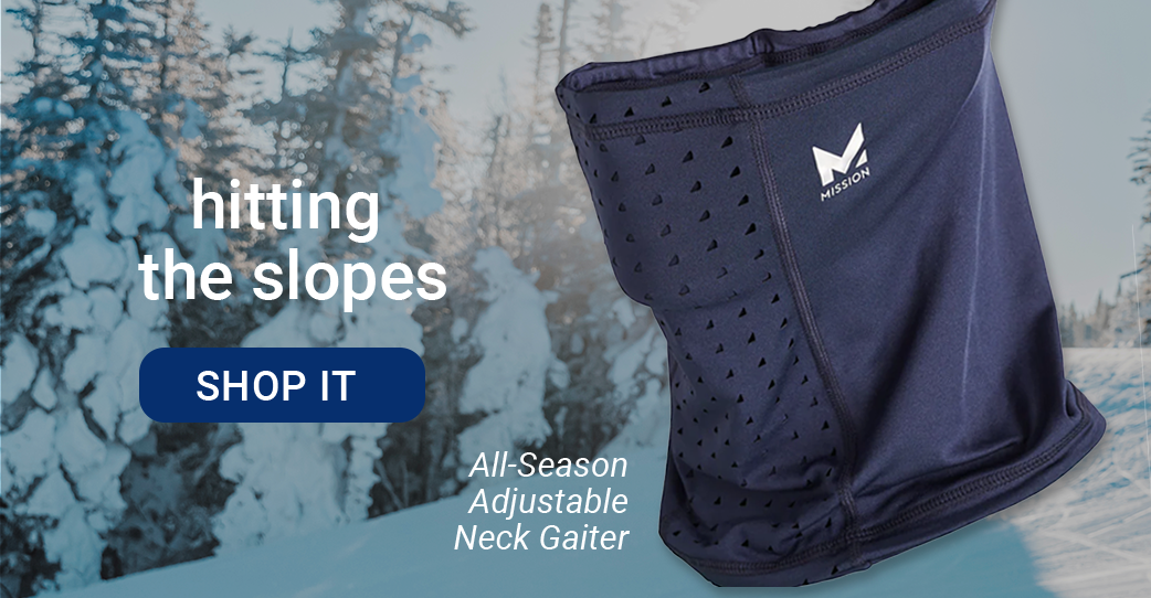 hitting the slopes [SHOP IT] All-Season Adjustable Neck Gaiter