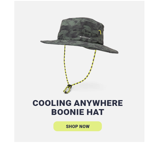 COOLING ANYWHERE BOONIE HAT [SHOP NOW]