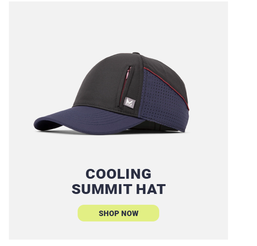 COOLING SUMMIT HAT [SHOP NOW]