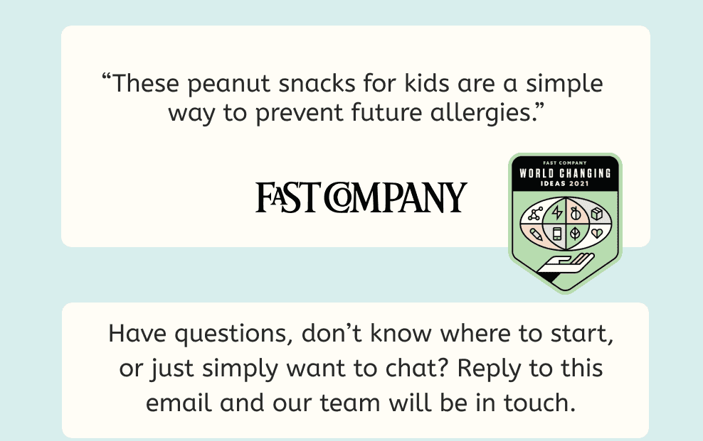 These peanut snacks for kids are a simple way to prevent future allergies.