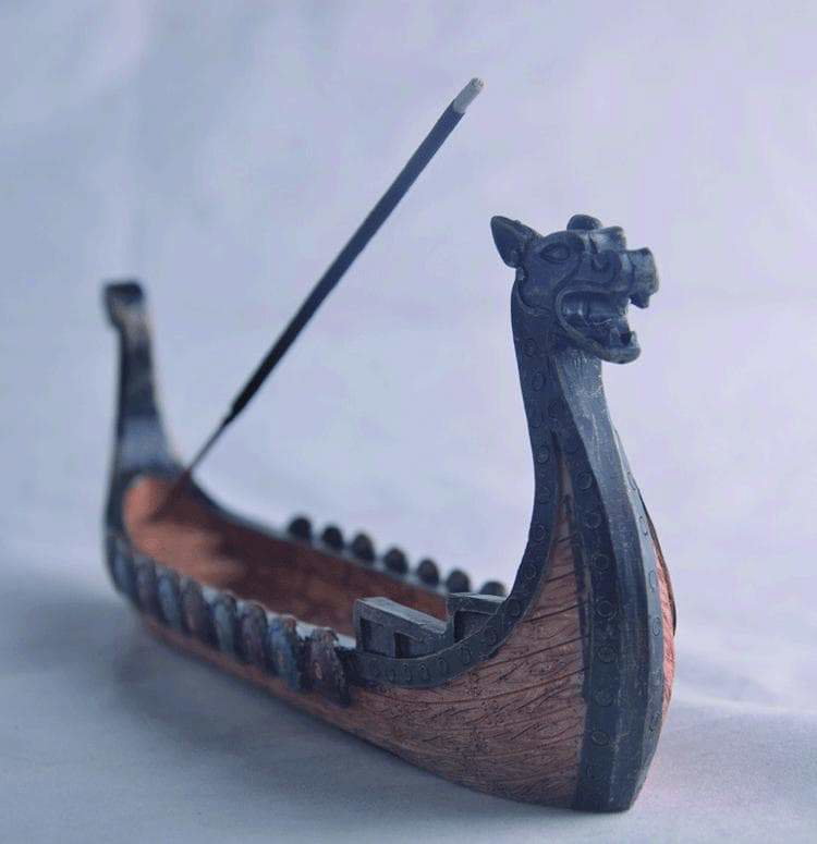 Image of Viking Ship Incense Holder