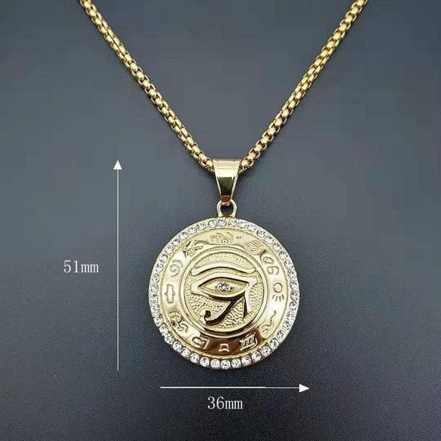 Image of Ancient Egypt The Eye Of Horus Pendant Necklace