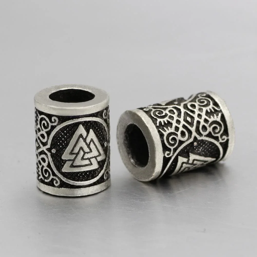 Image of Vikings Valknut Stainless Steel Beads