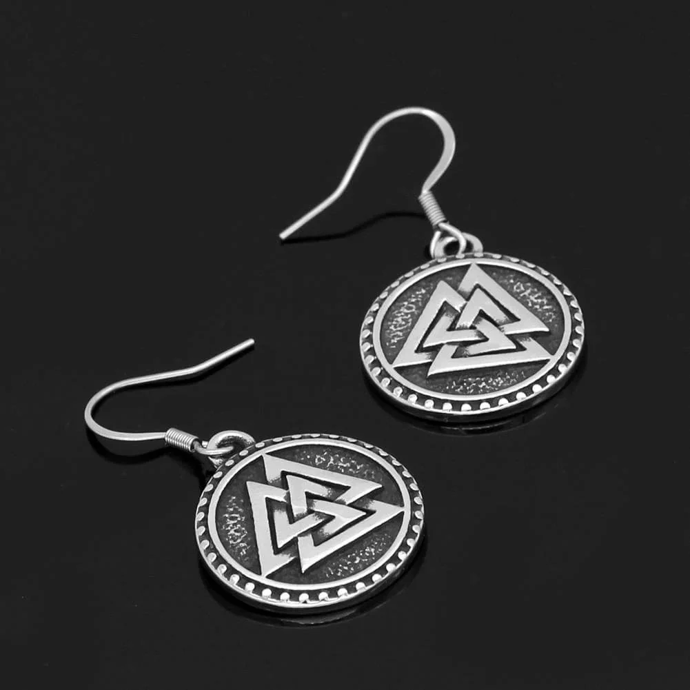 Image of Viking Valknut Earrings