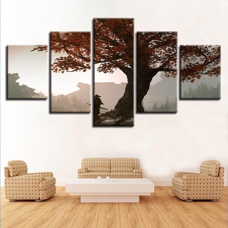 Image of Ancient Japan Maple Tree Wall Art