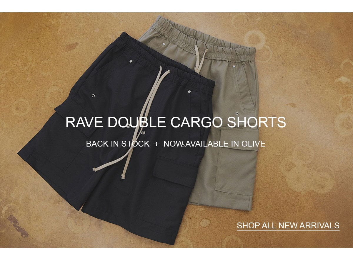 RAVE DOUBLE CARGO SHORT