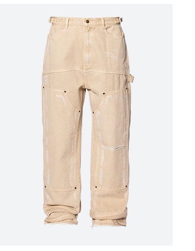 Ultra Baggy Workwear Denim Tan