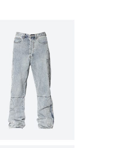 Ultra Baggy Moto Denim Blue