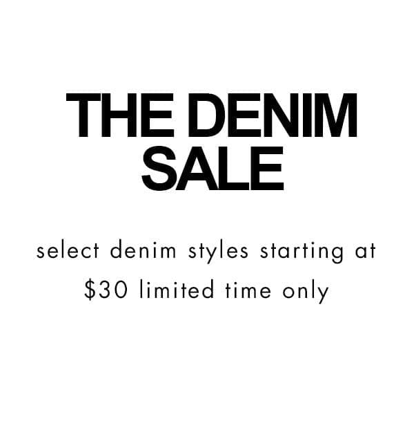 THE DENIM SALE