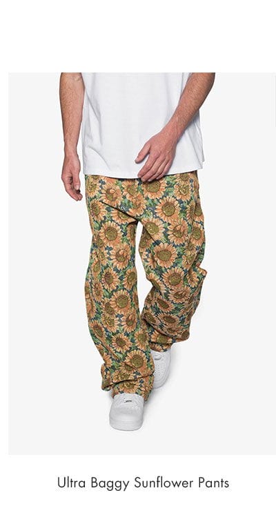 Ultra Baggy Sunflower Pants Multi