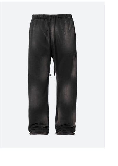 FADED RELAXED EVERY DAY SWEATPANTS WASHED BLACK