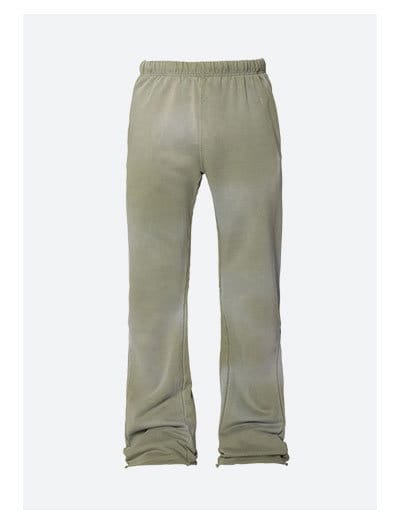 FADED BOOTCUT SWEATPANTS WASHED OLIVE