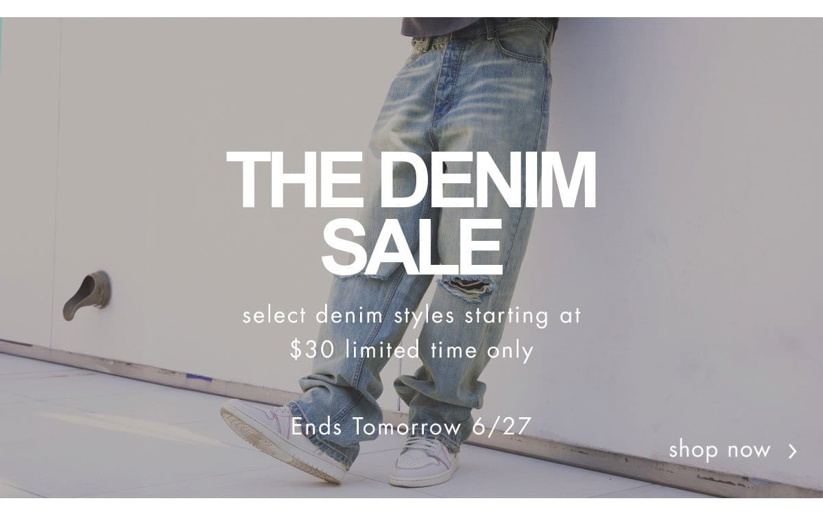 THE DENIM SALE