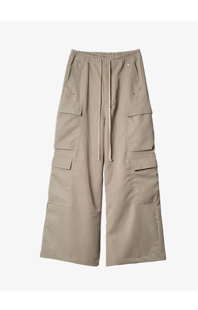 RAVE DOUBLE CARGO PANTS OLIVE