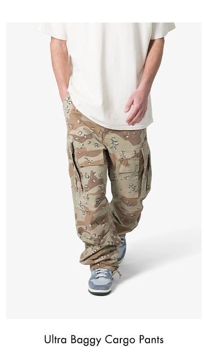 ULTRA BAGGY CARGO PANTS DESERT CAMO