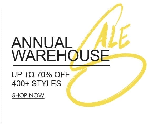 WAREHOUSE SALE