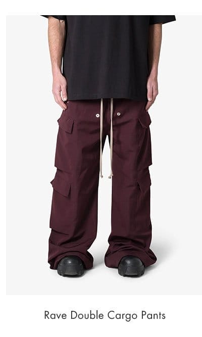 RAVE DOUBLE CARGO PANTS PLUM