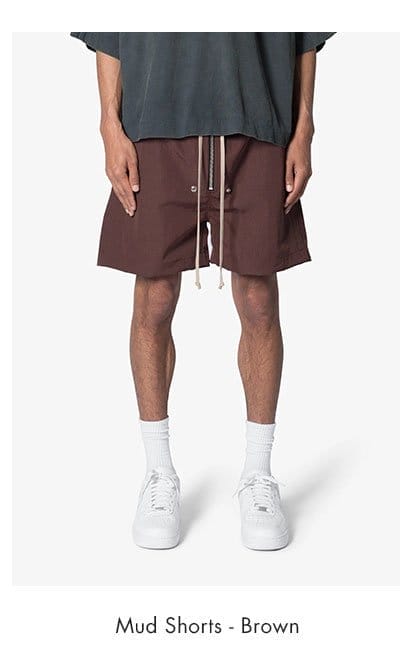 MUD SHORTS BROWN