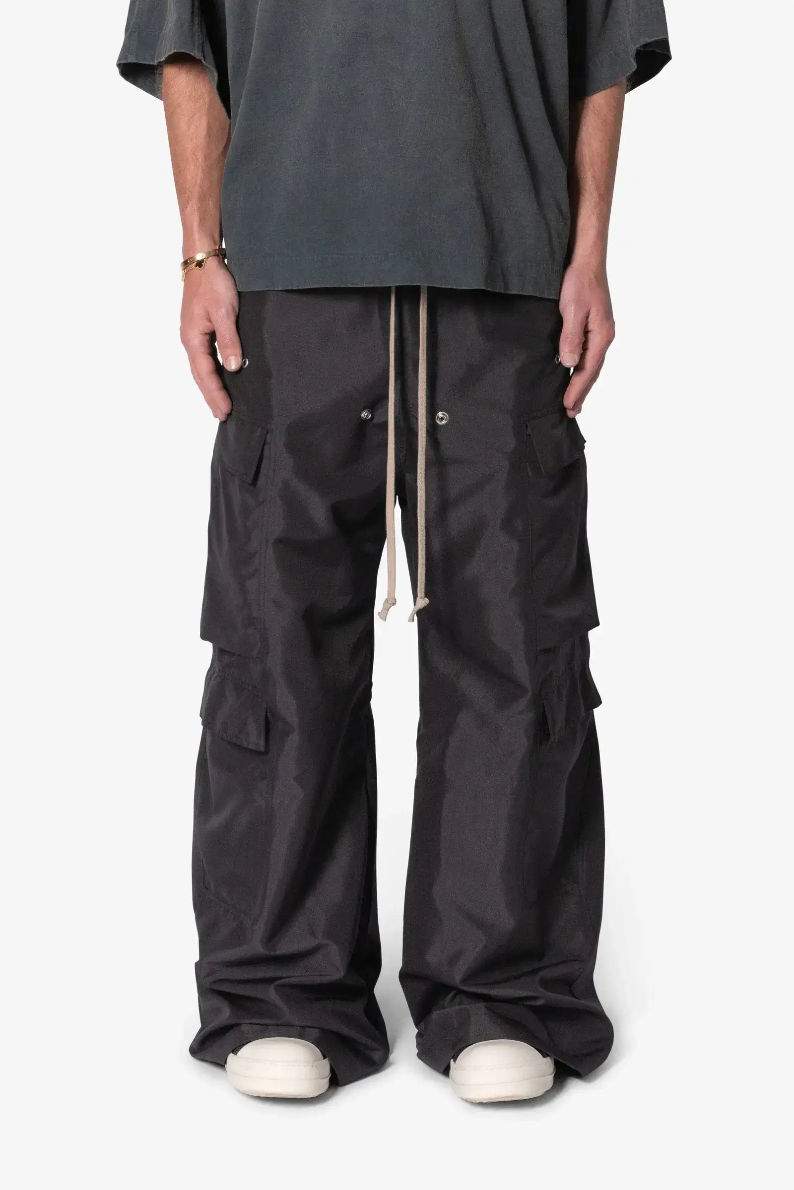 Image of Rave Double Cargo Pants - Black