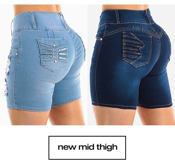 New Mid Thigh Butt Lift Shorts