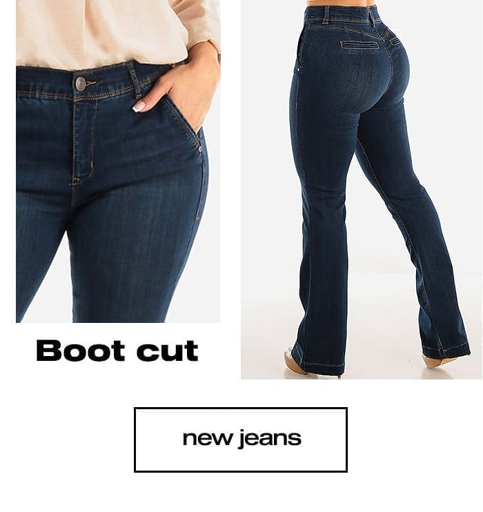 Boot Cut Butt Lifting Jeans