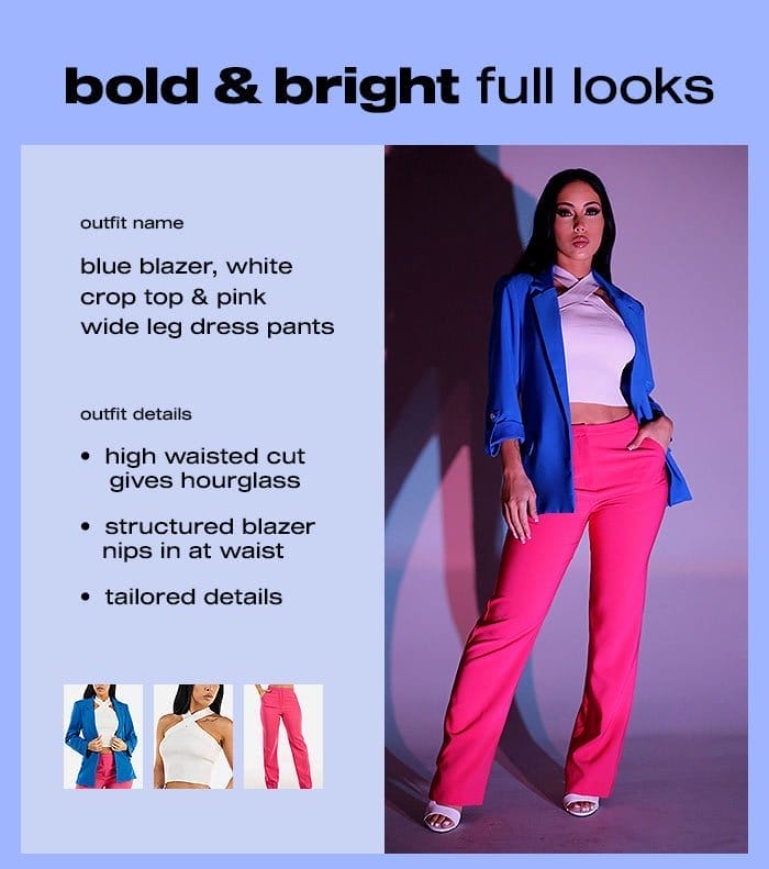 Bold & Bright Full Looks: Shop Full Outfits