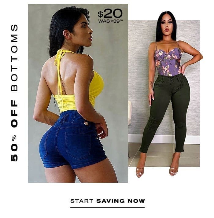 50% Off Bottoms On Sale