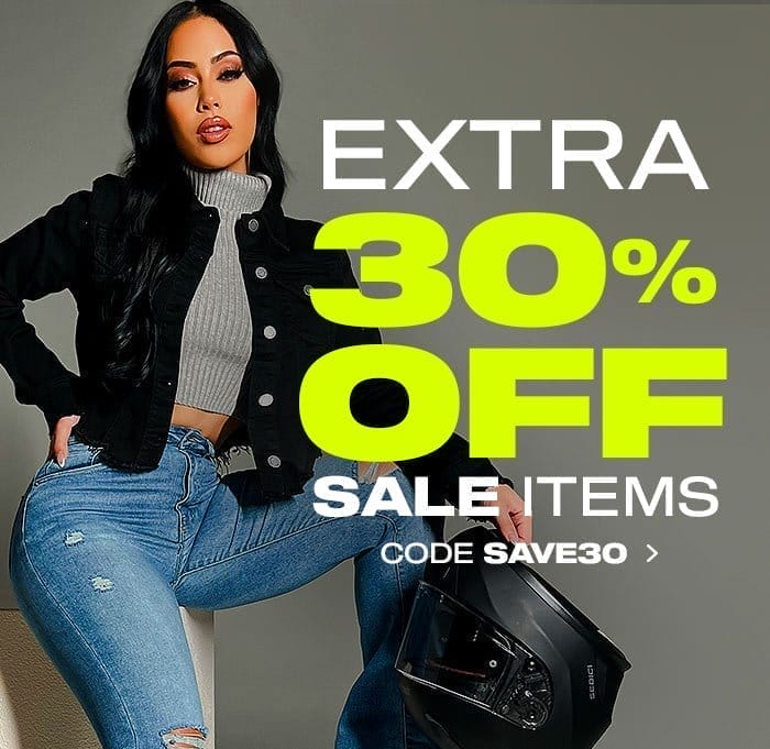 Extra 30% Off Sale Items Use Code SAVE30