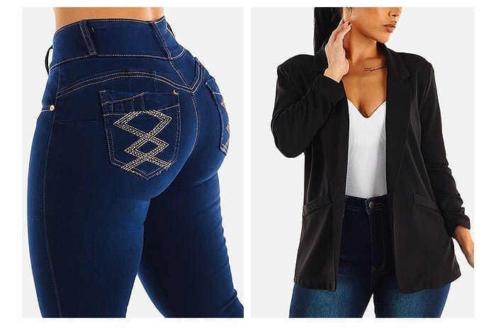 Shop Butt Lift Denim & Blazers