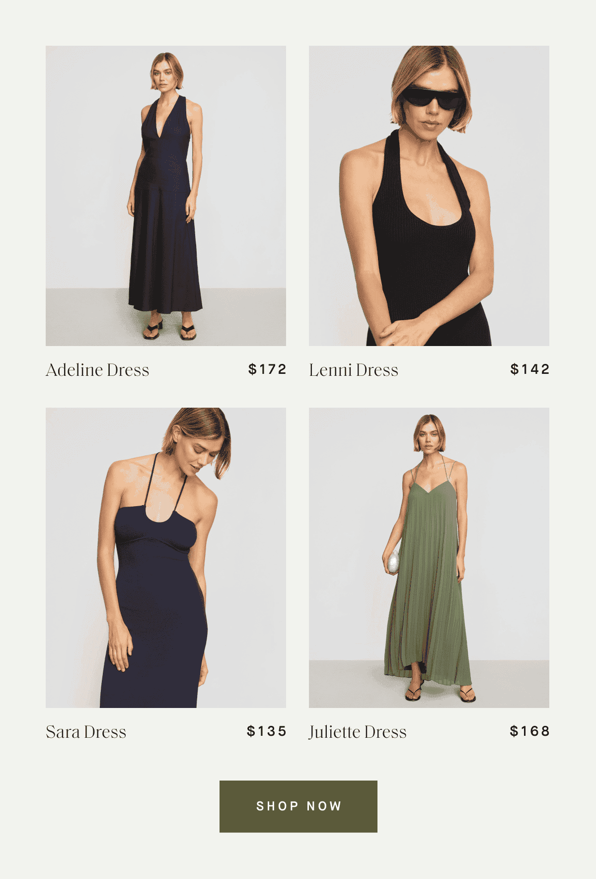 Adeline Dress | Lenni Dress | Sara Dress | Juliette Dress