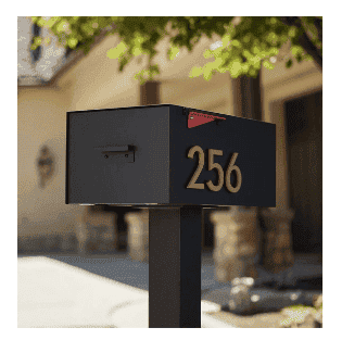 Large Post-Mounted Mailbox