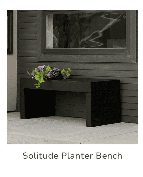 Solitude Planter Bench